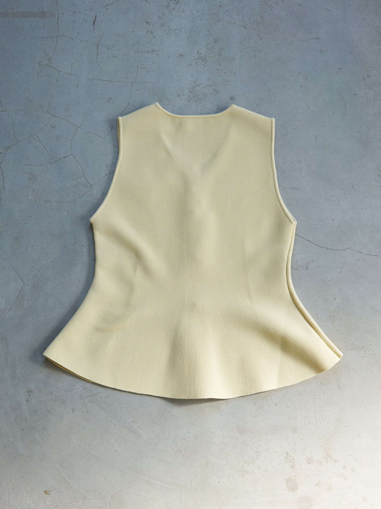 Bijou Button Peplum Vest