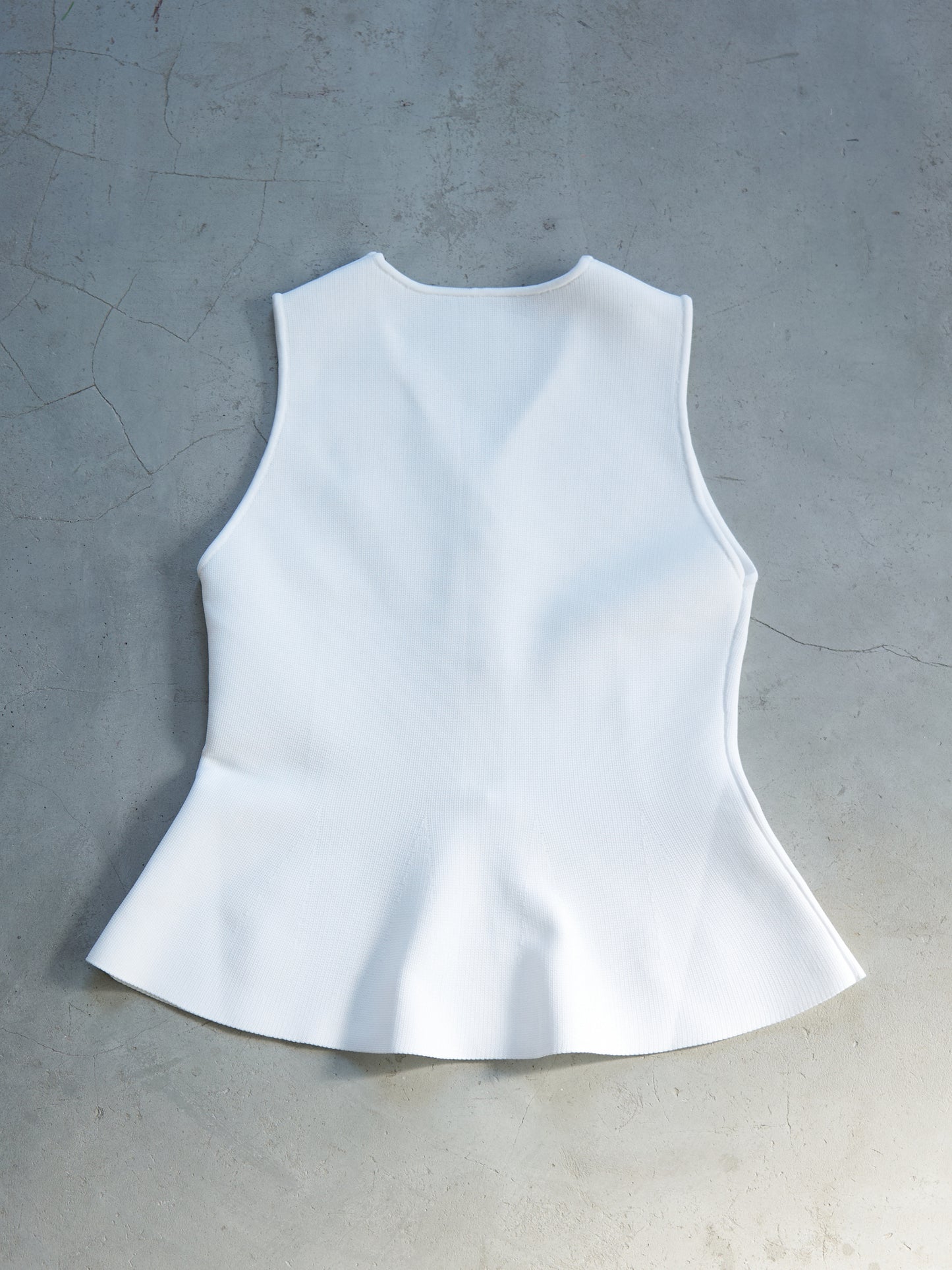 Bijou Button Peplum Vest