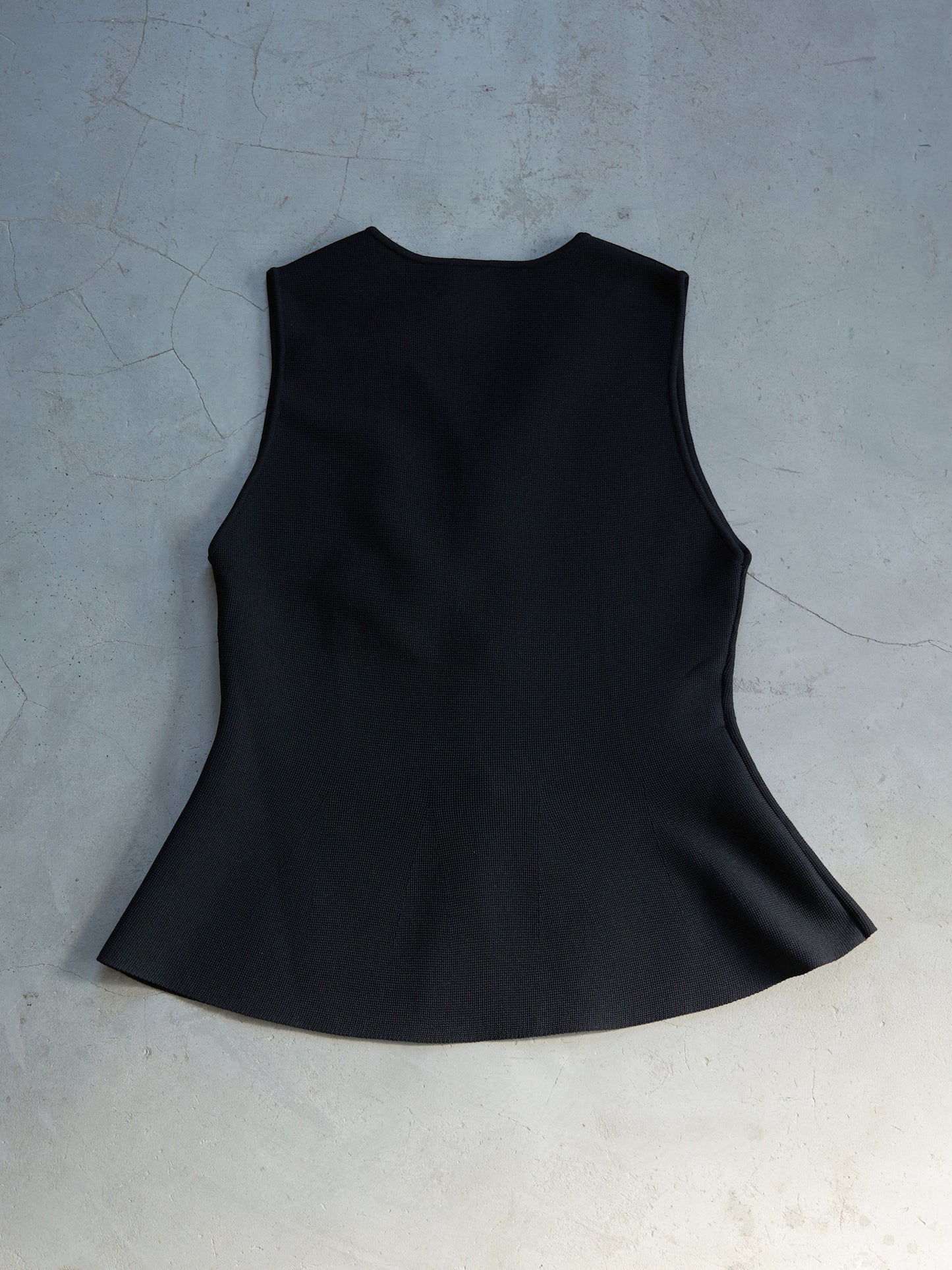 Bijou Button Peplum Vest