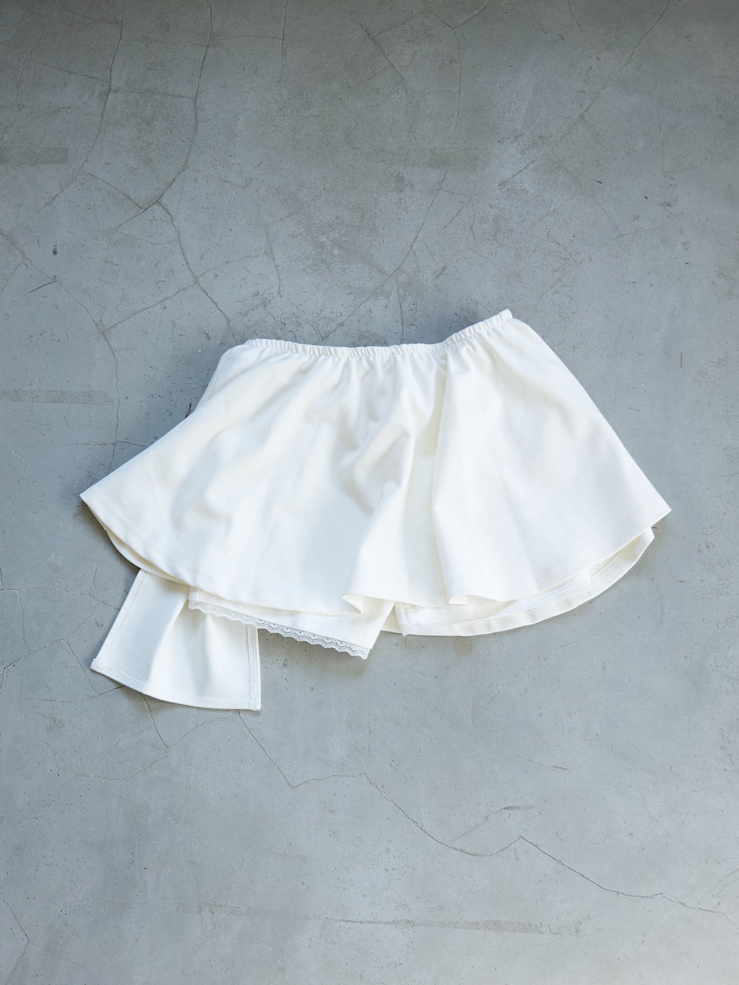 Wrap Ribbon Mini Skirt