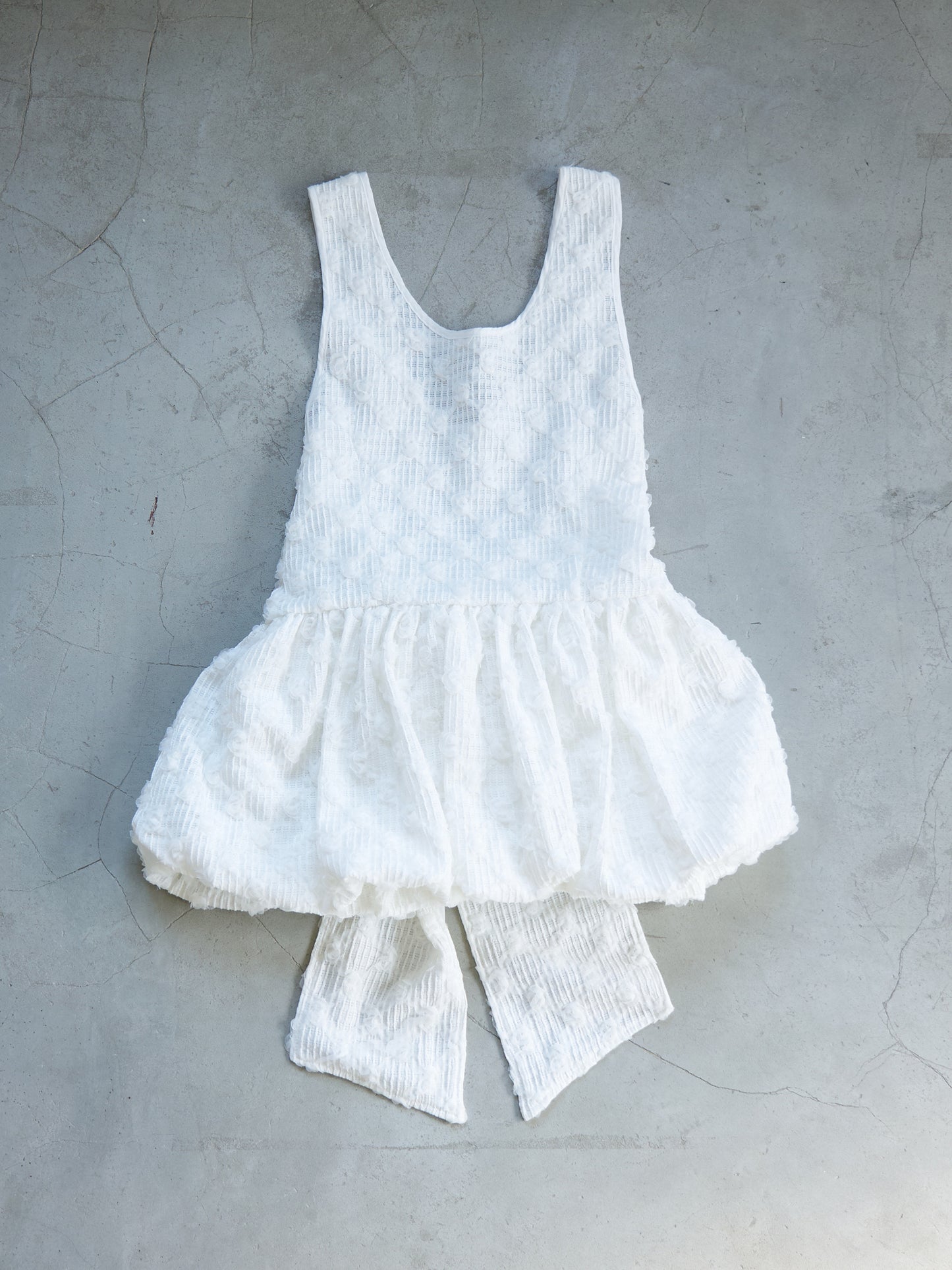 Floral Cutwork Balloon Tunic