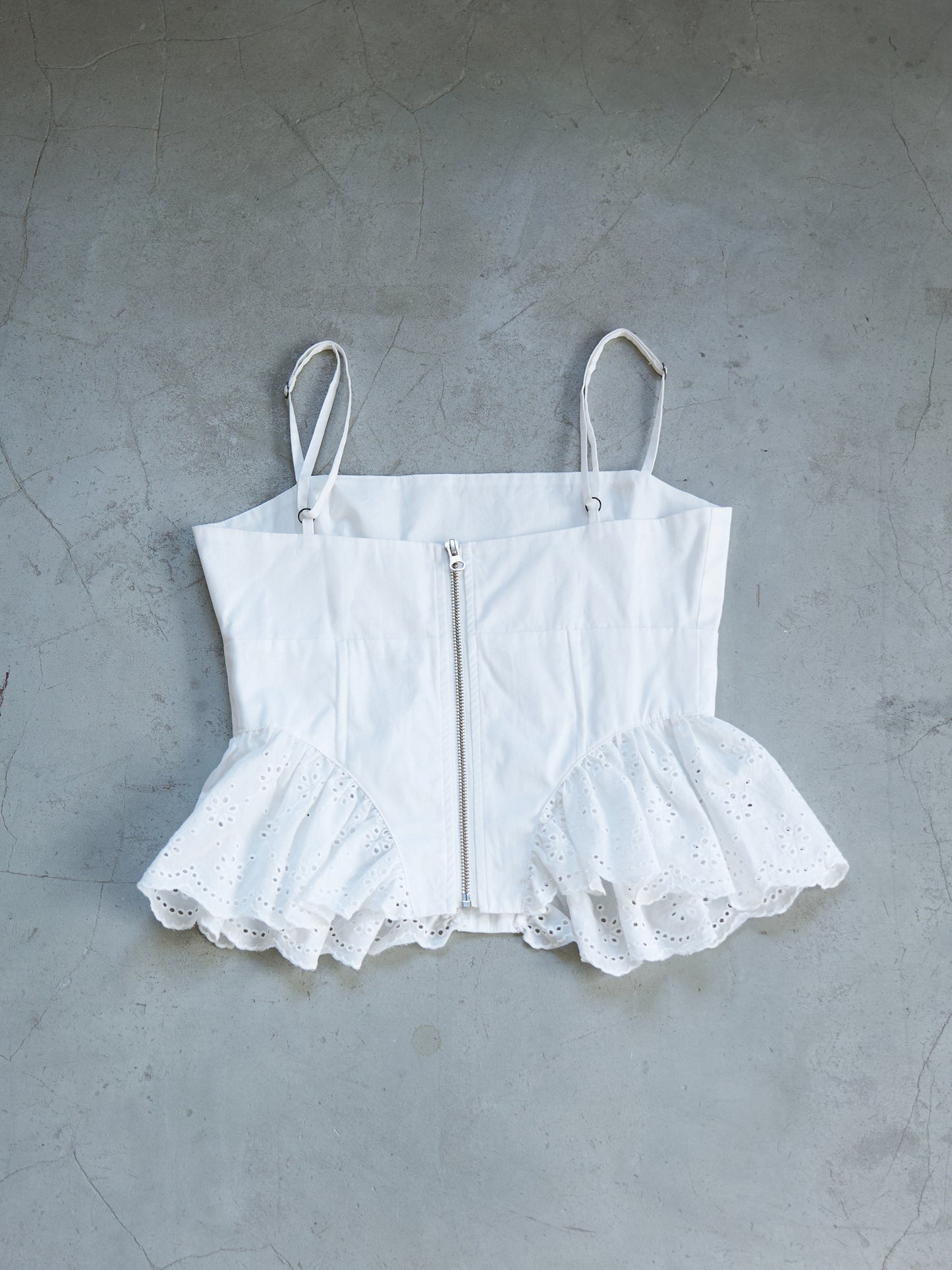 Frill Hem Corset Bustier