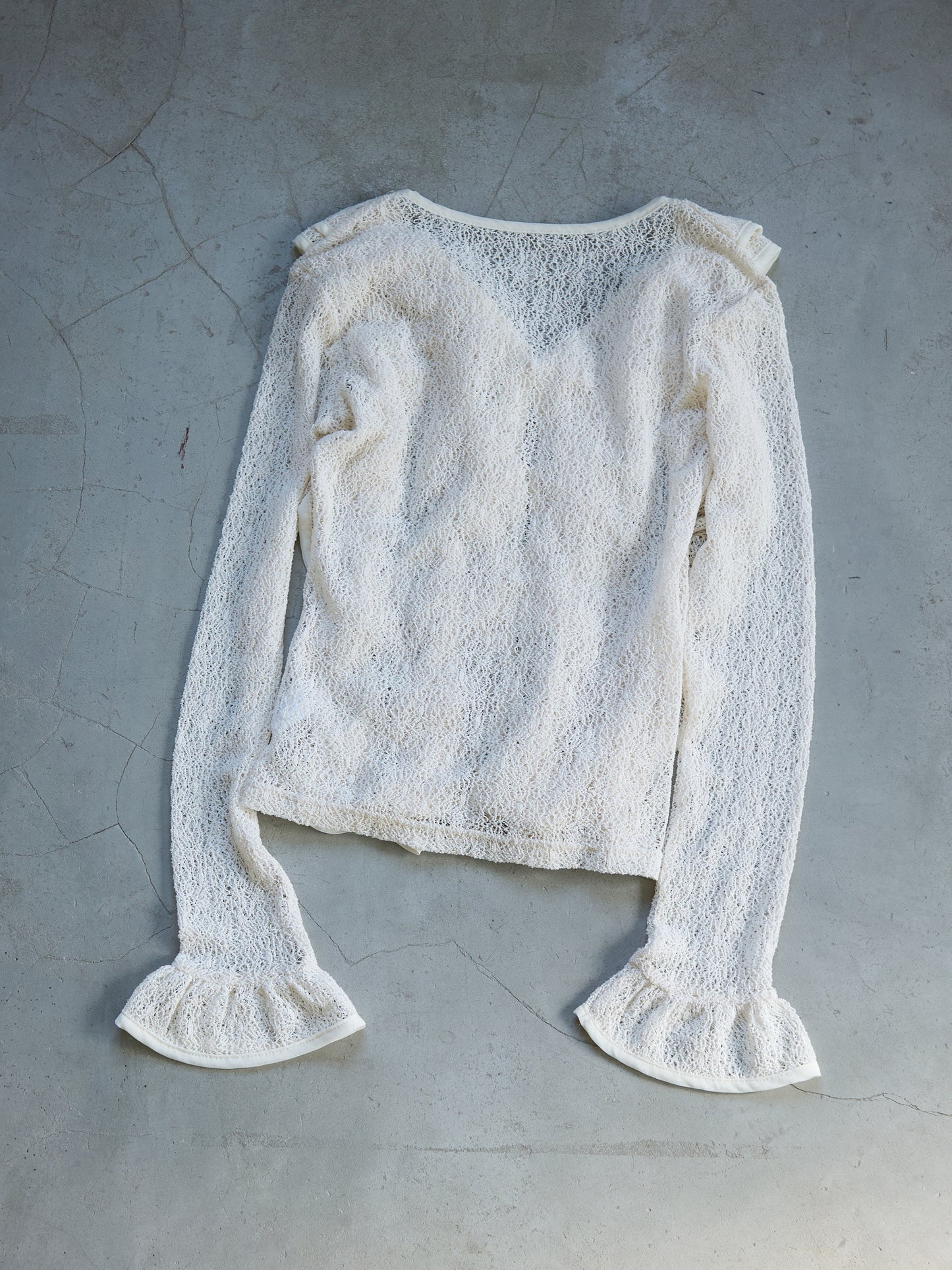 Volume Frill Cardigan