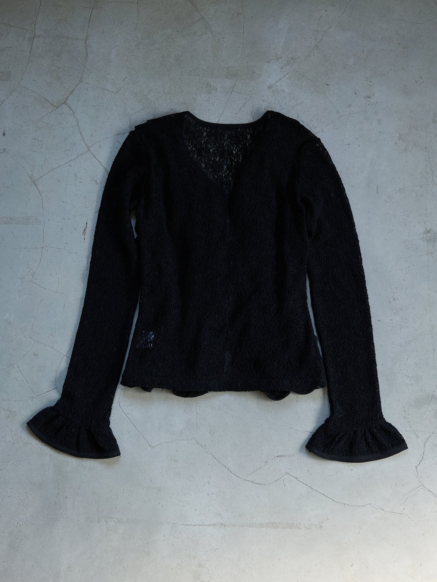 Volume Frill Cardigan