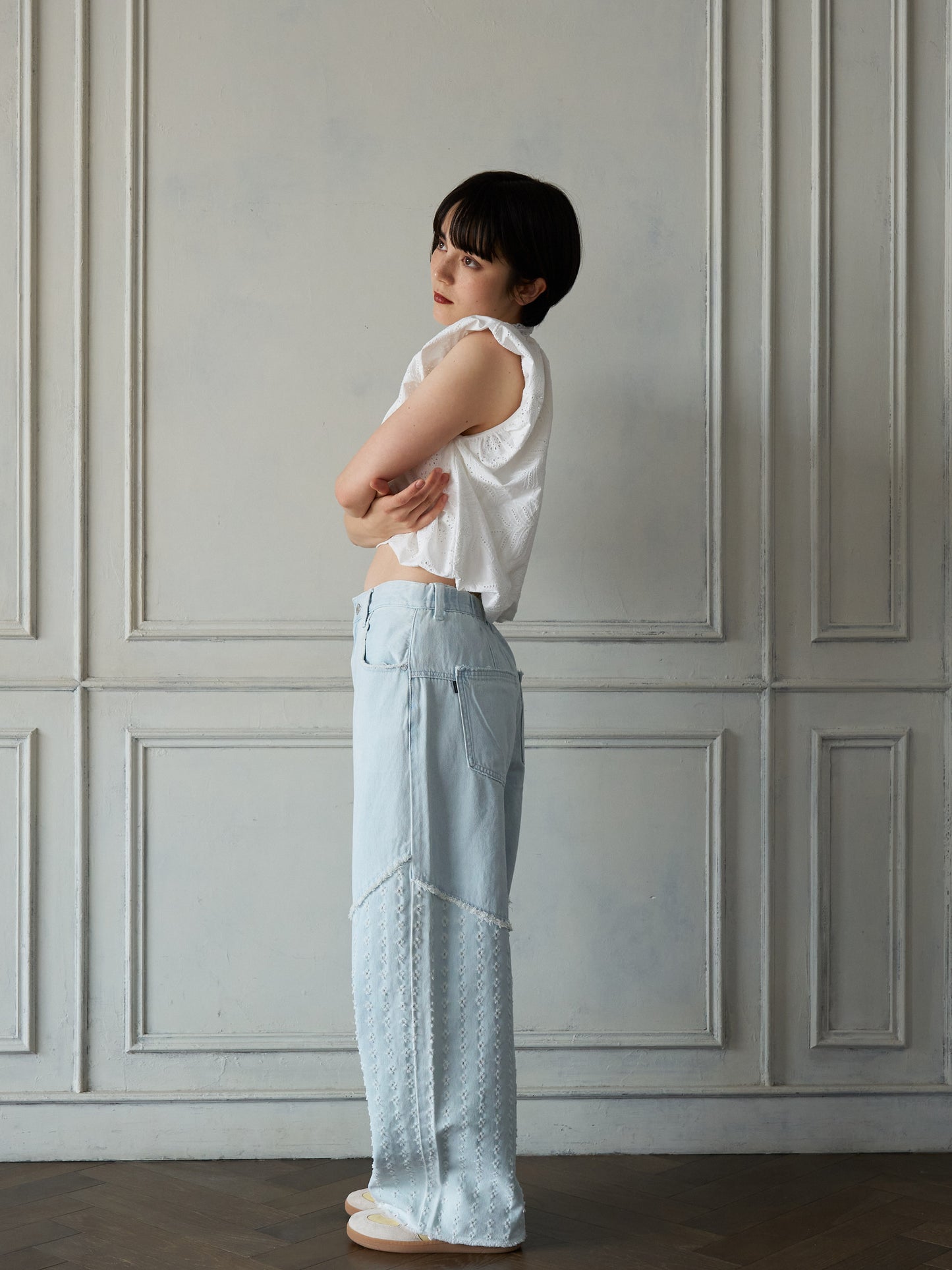 Airy Balance Lace Pullover
