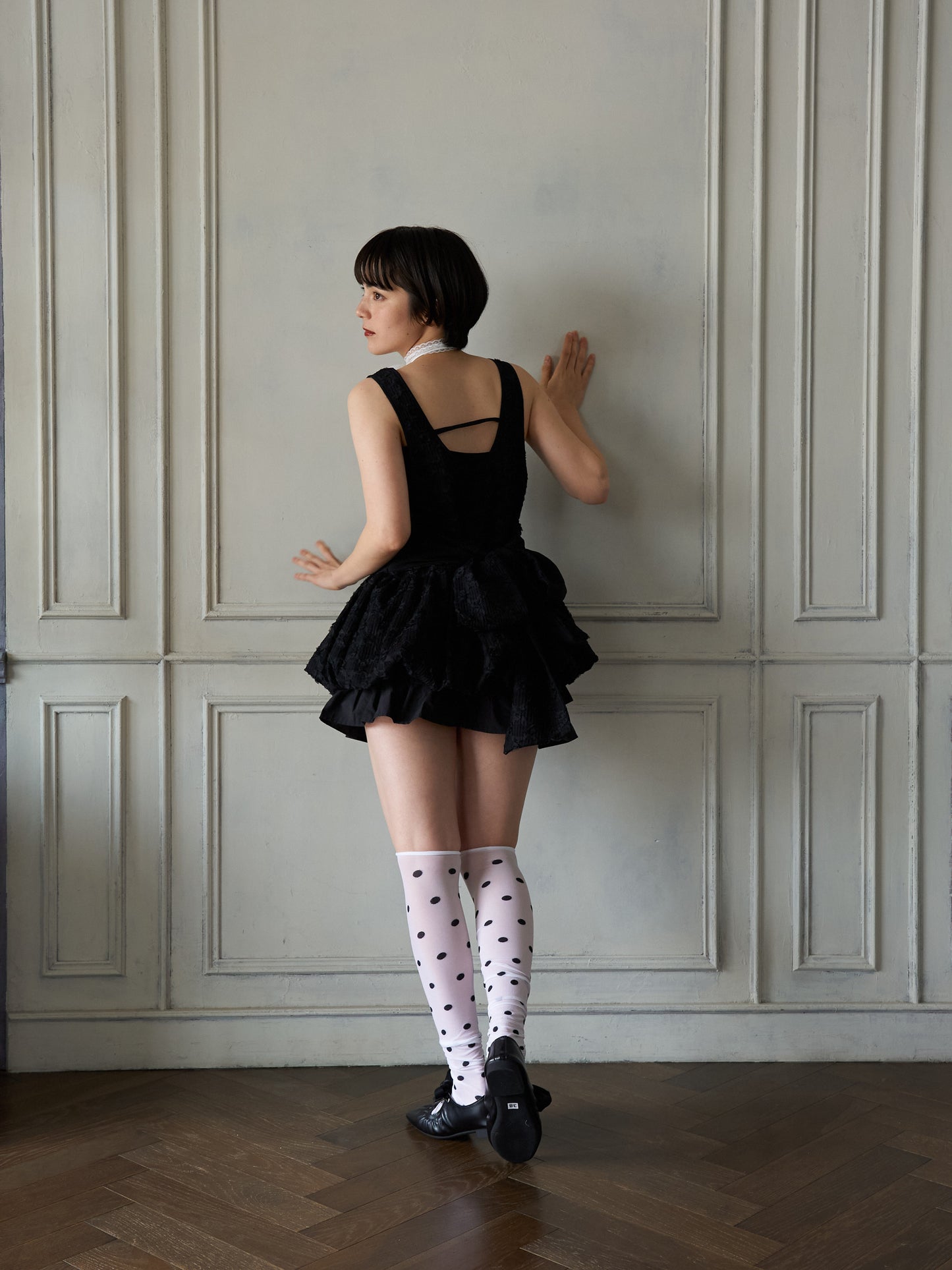 Floral Cutwork Balloon Tunic