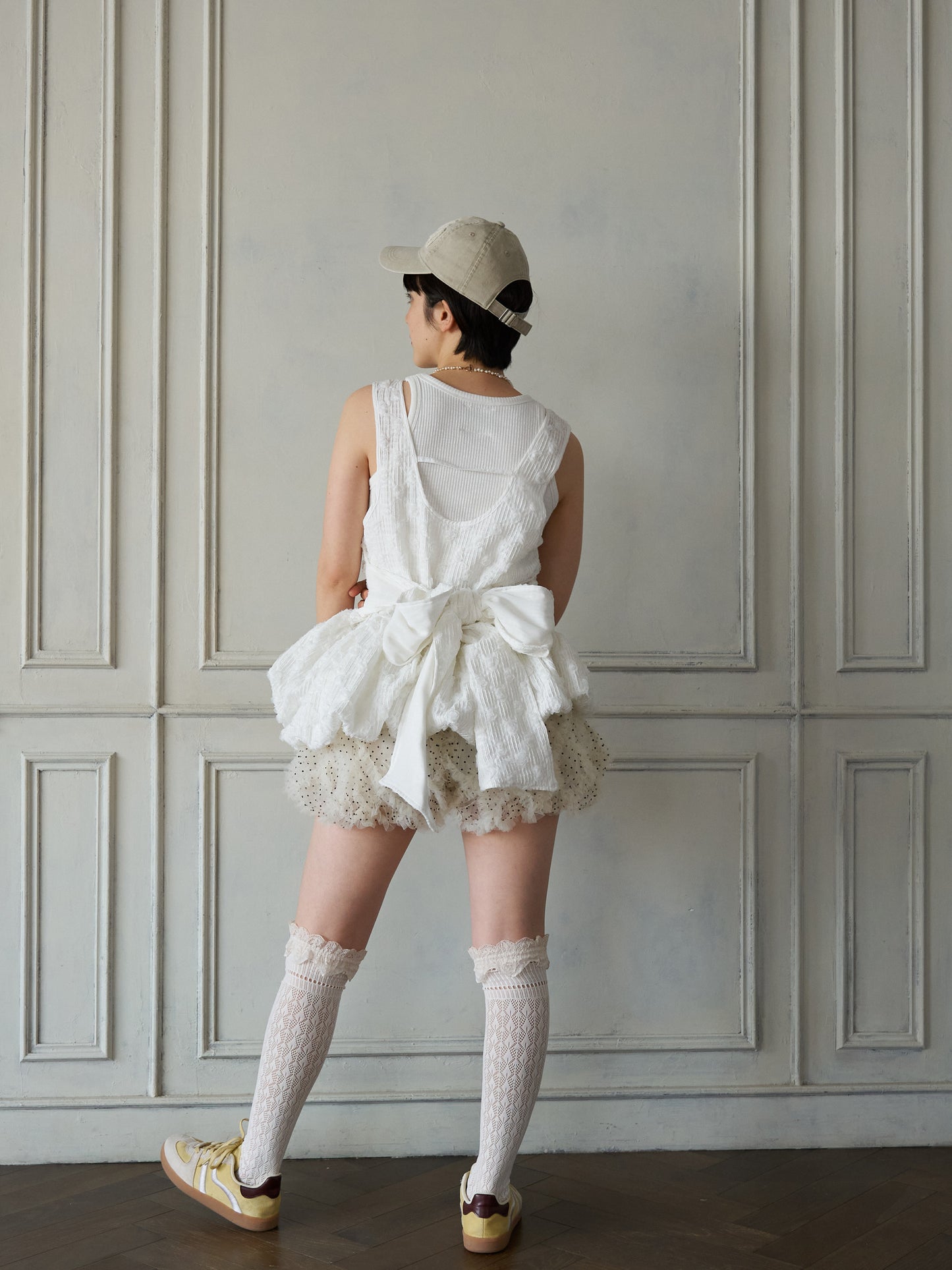 Floral Cutwork Balloon Tunic