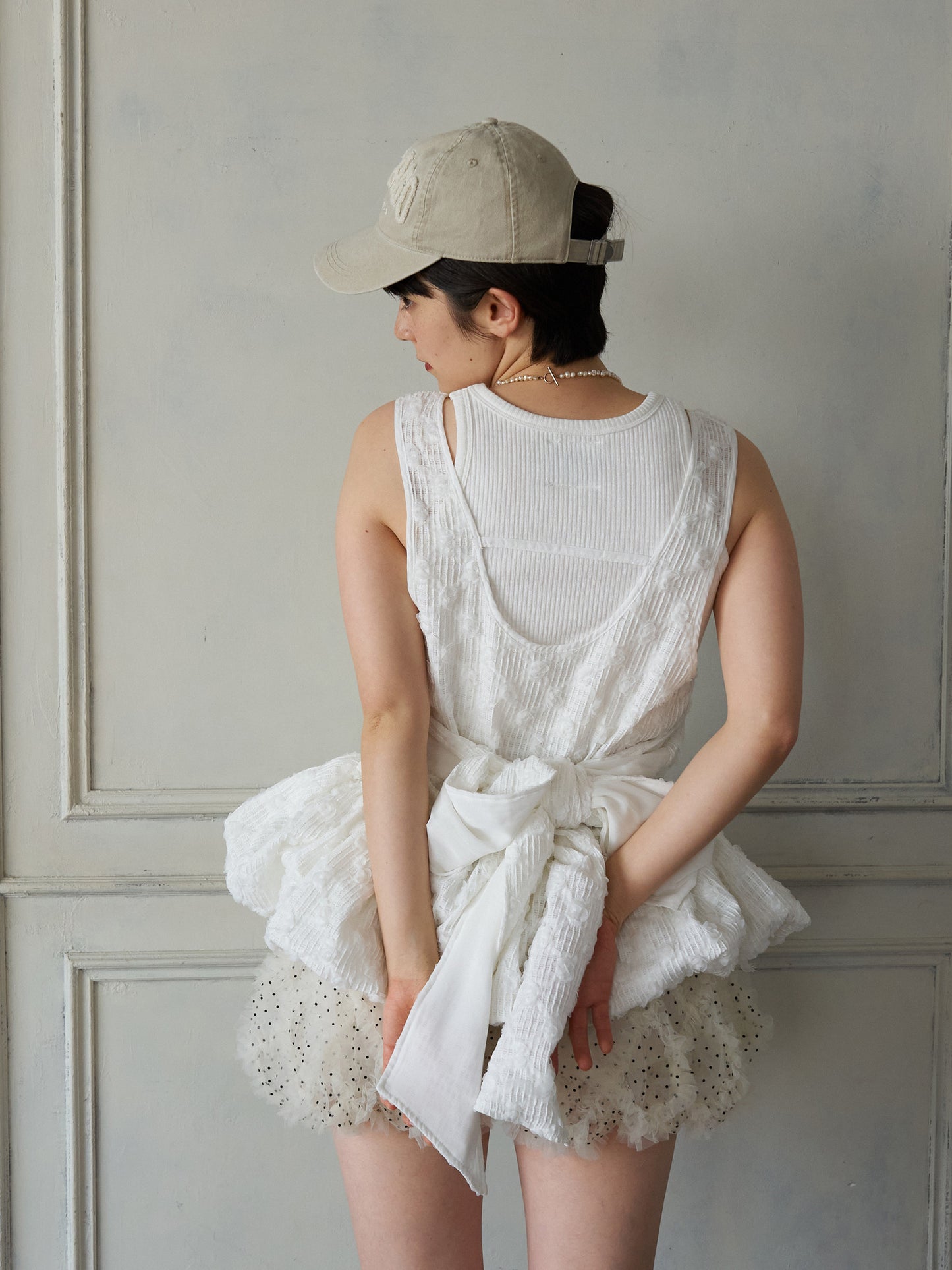 Floral Cutwork Balloon Tunic