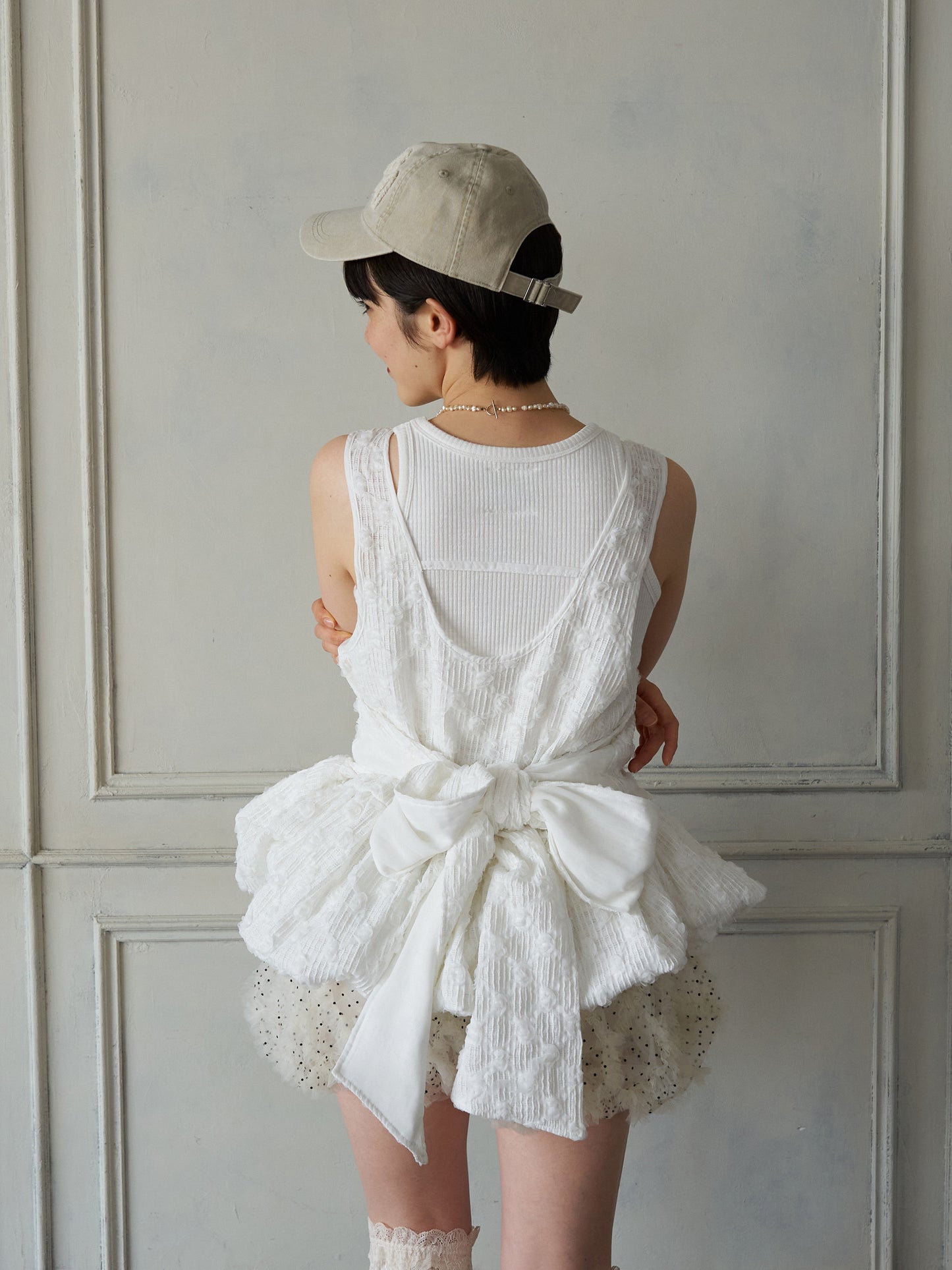 Floral Cutwork Balloon Tunic