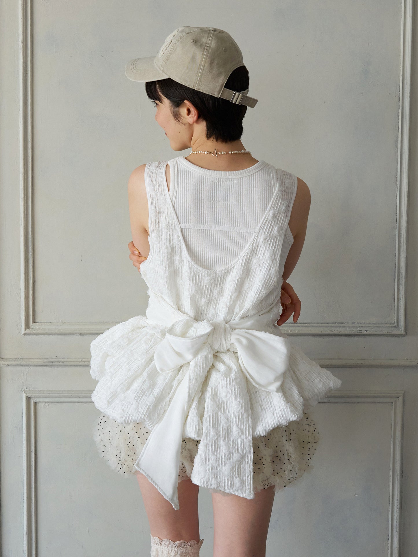 Floral Cutwork Balloon Tunic