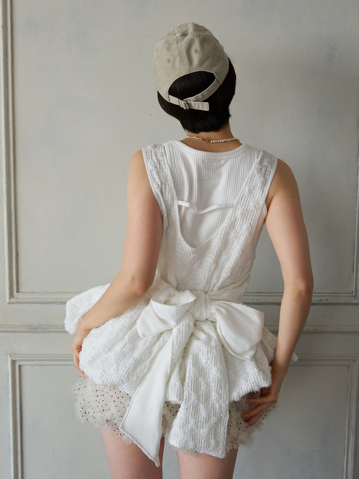Floral Cutwork Balloon Tunic