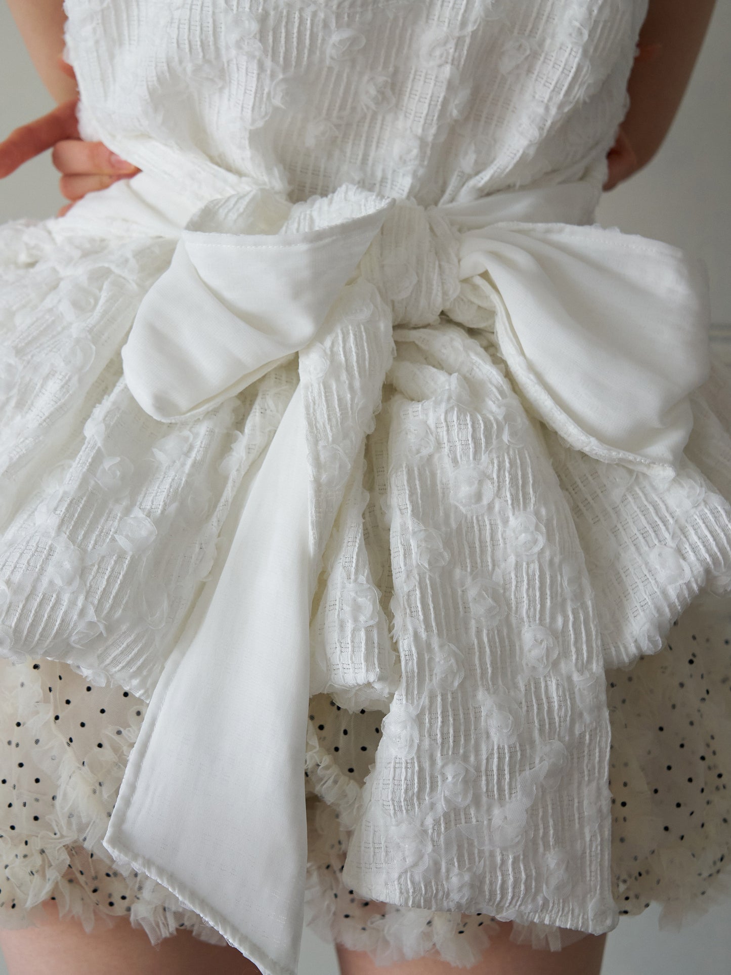 Floral Cutwork Balloon Tunic
