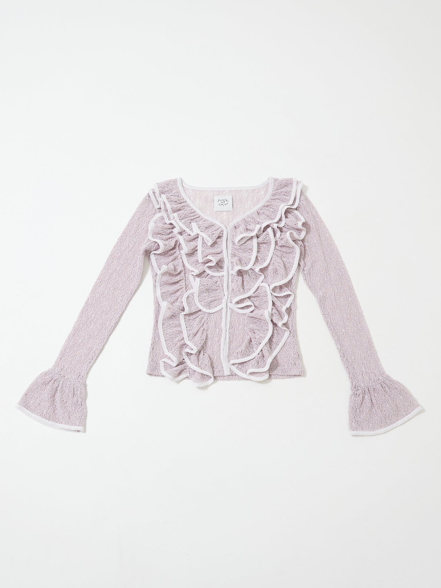 Volume Frill Cardigan
