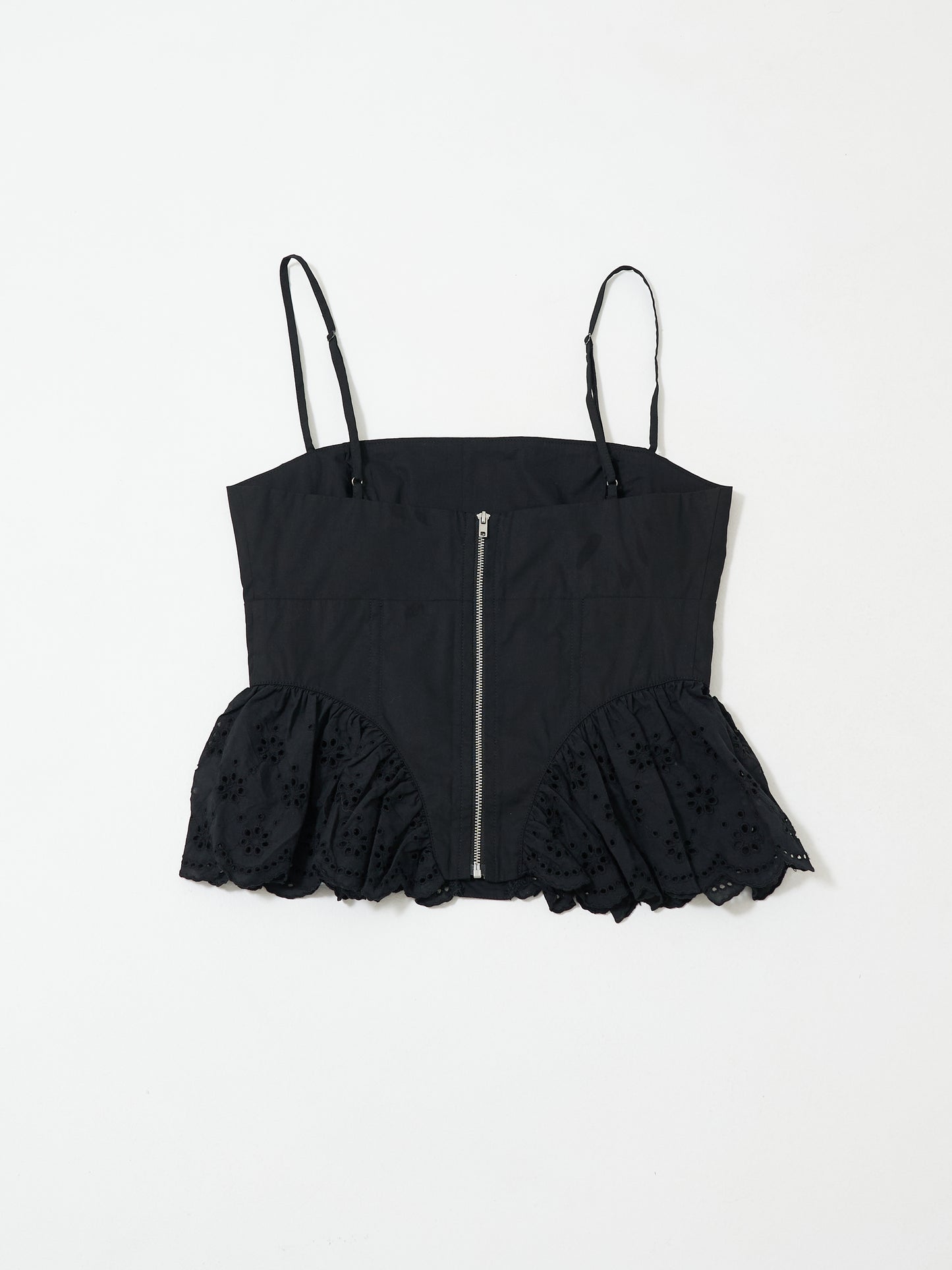 Frill Hem Corset Bustier