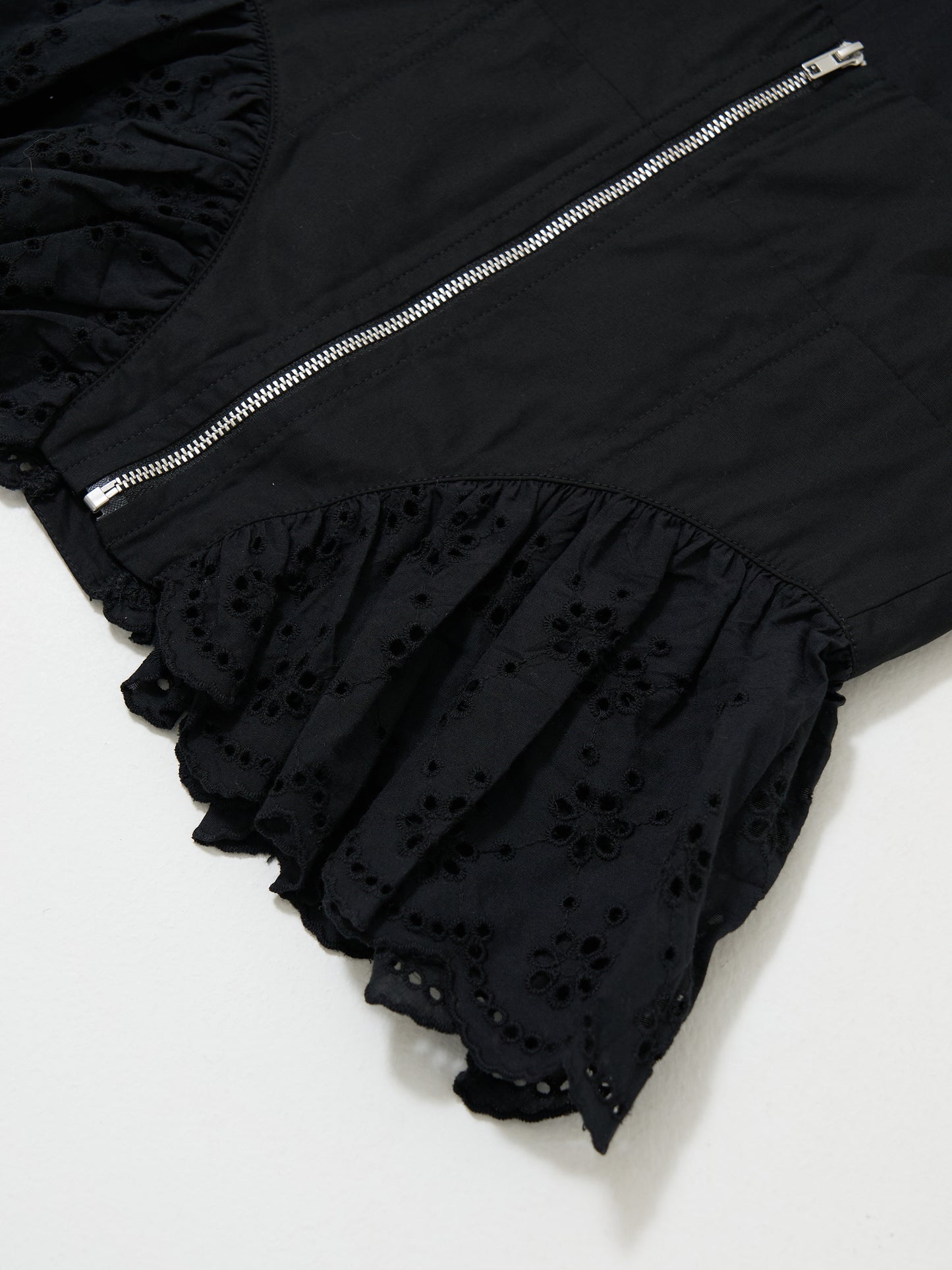 Frill Hem Corset Bustier