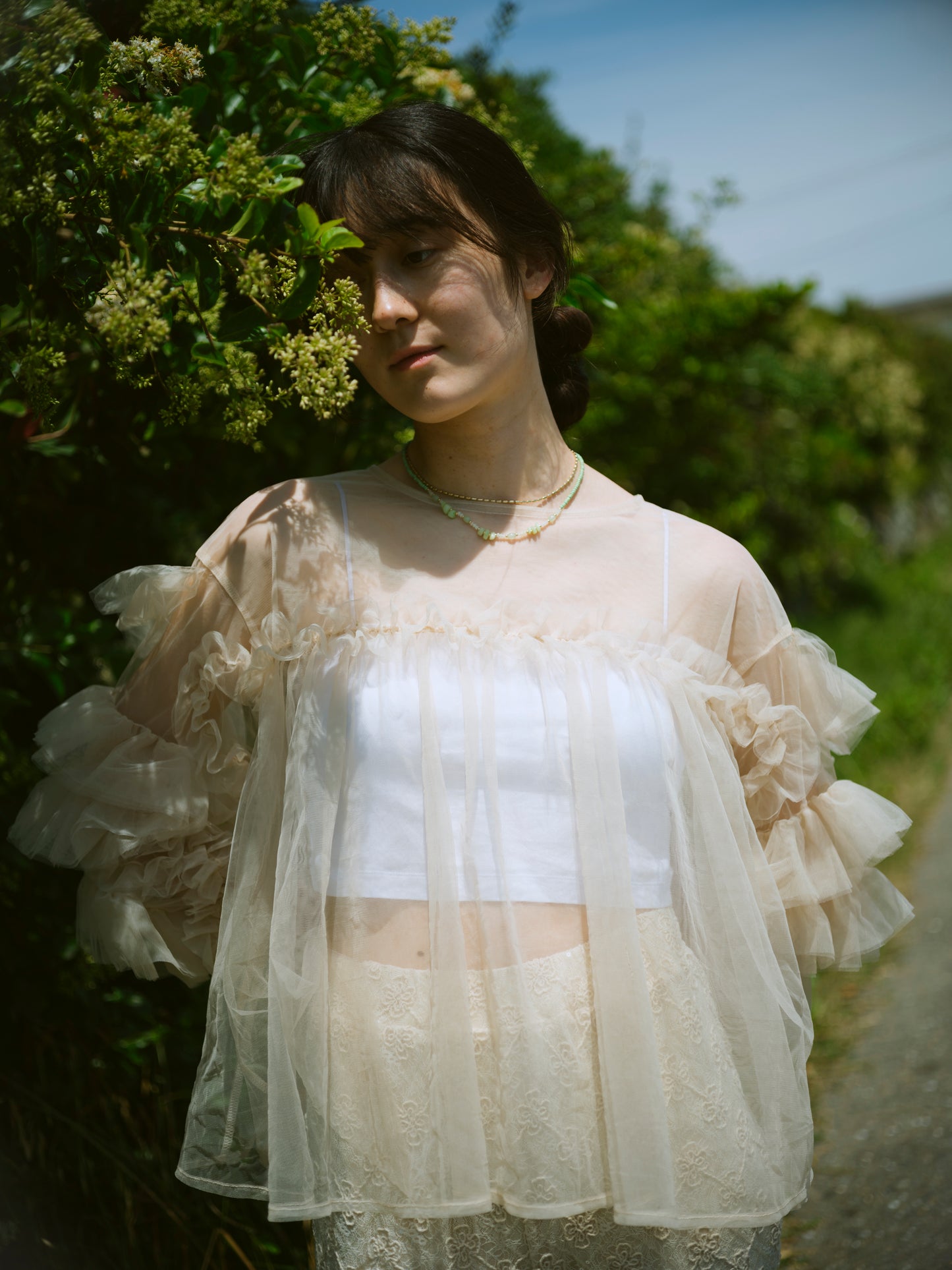 Morning Glow Tulle Tops