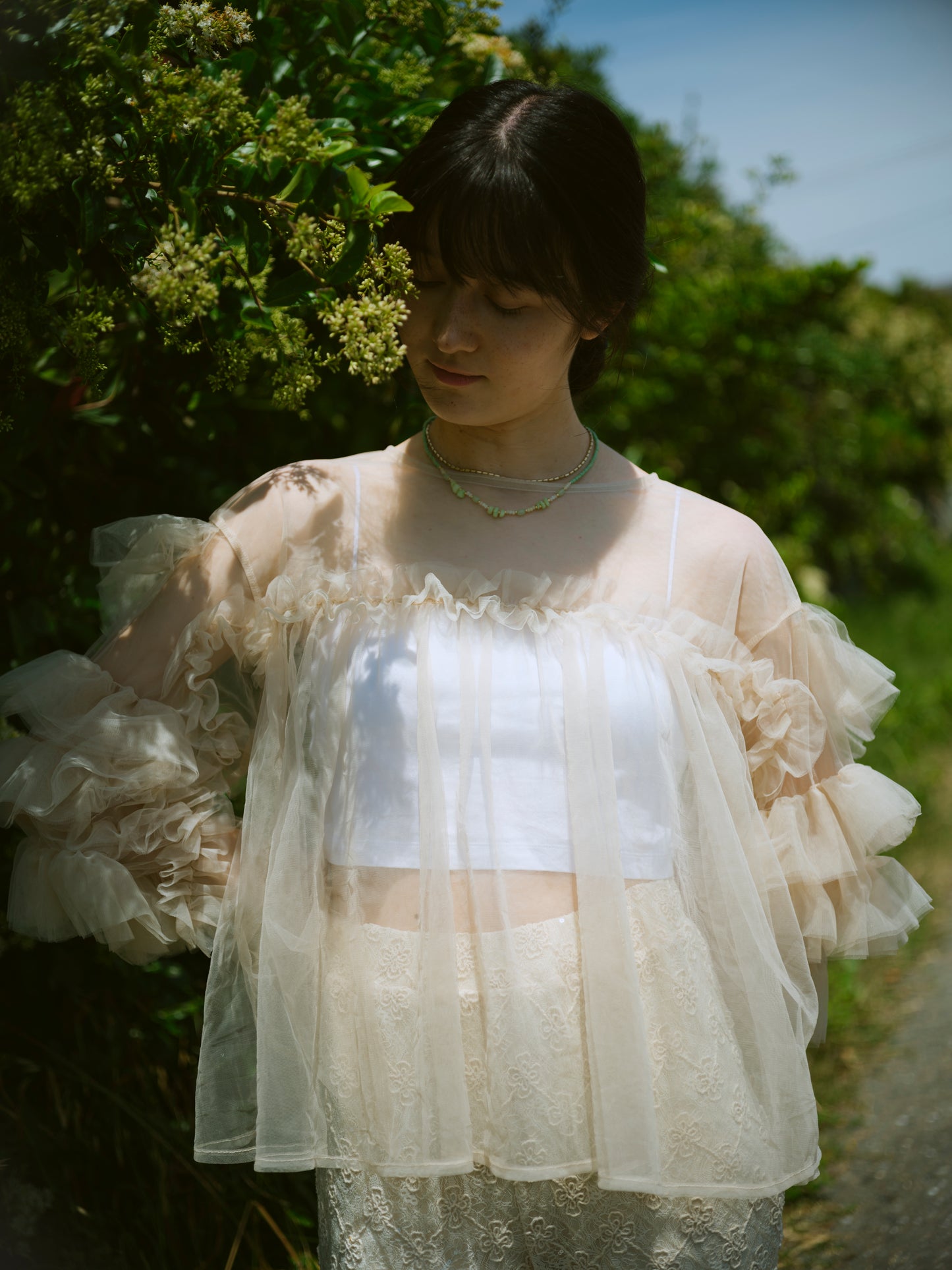 Morning Glow Tulle Tops
