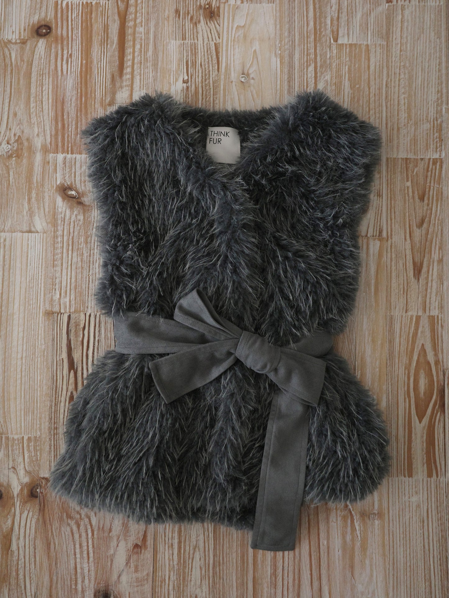 【SALE 20%OFF】Belted Fur Vest
