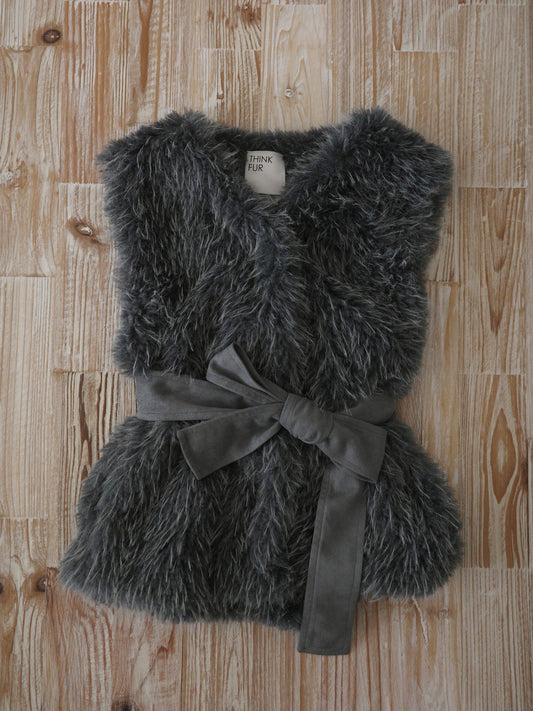 【SALE 20%OFF】Belted Fur Vest