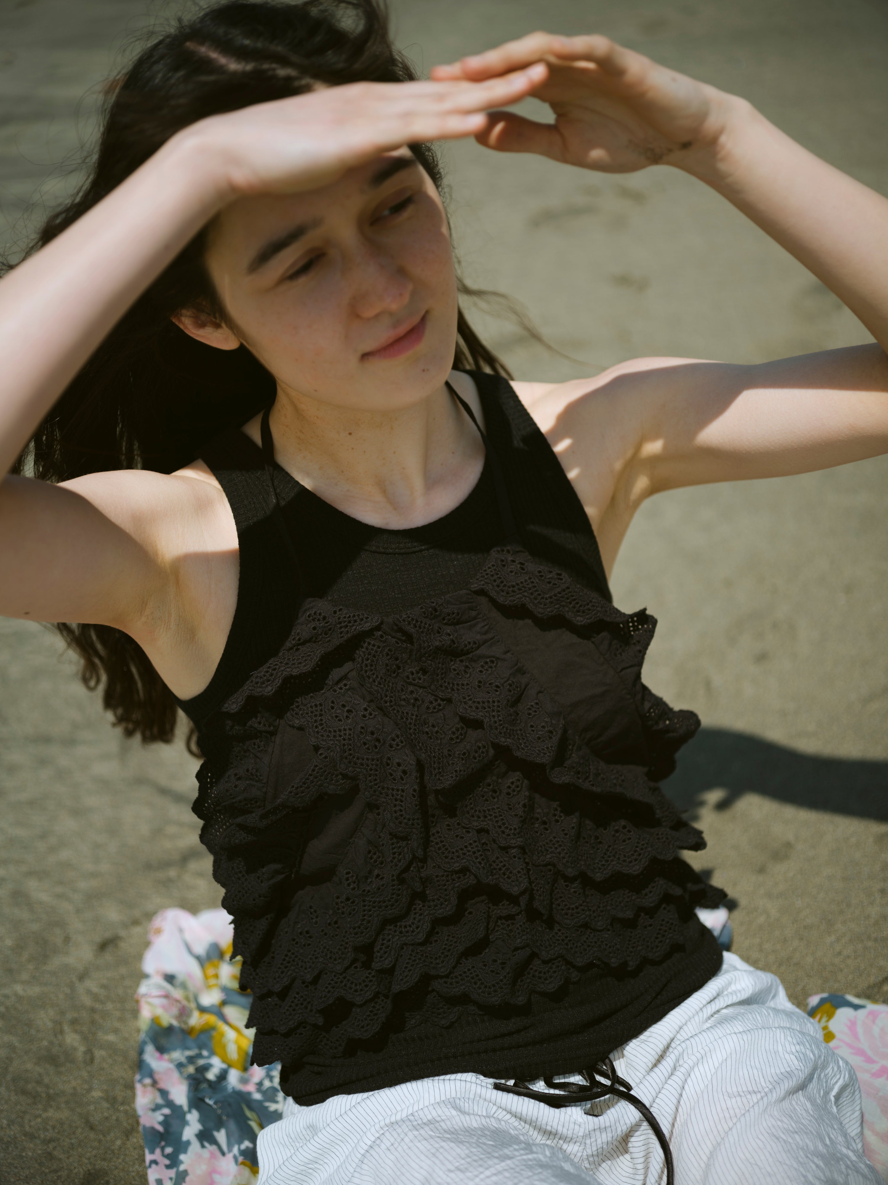 mademyday Lush Lace Tank Set ホワイト Lush Lace Tank Set – MADE MY DAY